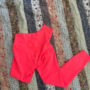 Alo Yoga Airlift leggings Fluorescent Coral Pink